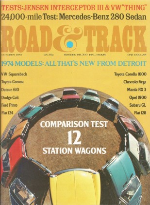 ROAD & TRACK 1973 OCT - THING, JENSEN INTERCEPTOR-3
